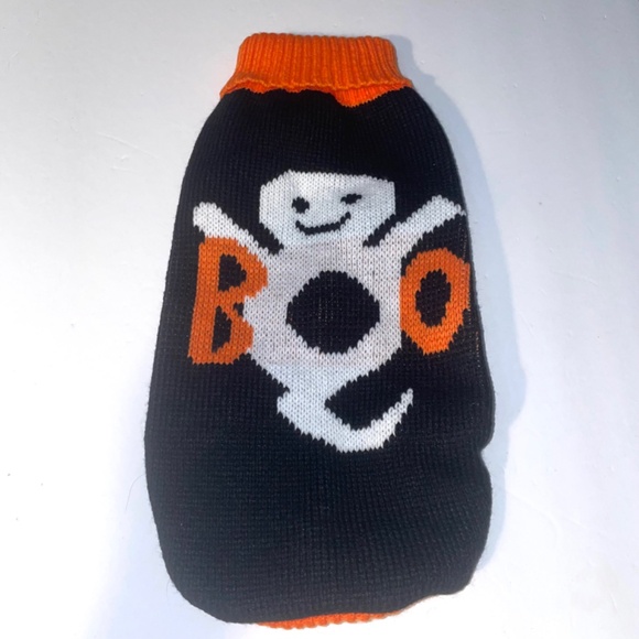 NWOT Dog/Cat Halloween Boo Ghost Sweaters Turtleneck Knitwear Size Large - Picture 5 of 8